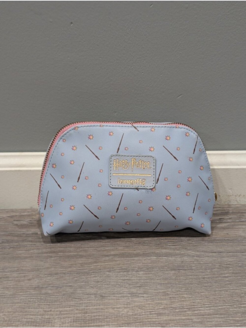 Loungefly Harry Potter Luna Lovegood Make Up Bag Pencil Case - Pre-Owned Blue